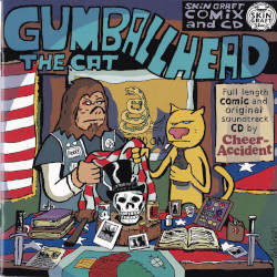 CHEER ACCIDENT  Gumballhead The Cat CD/COMICS SKIN GRAFT RECORDS 2003